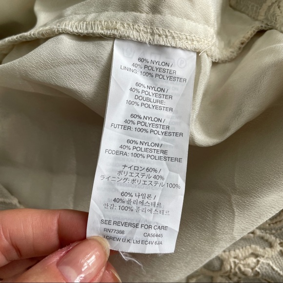 J. Crew cream lacy dress - Picture 4 of 4